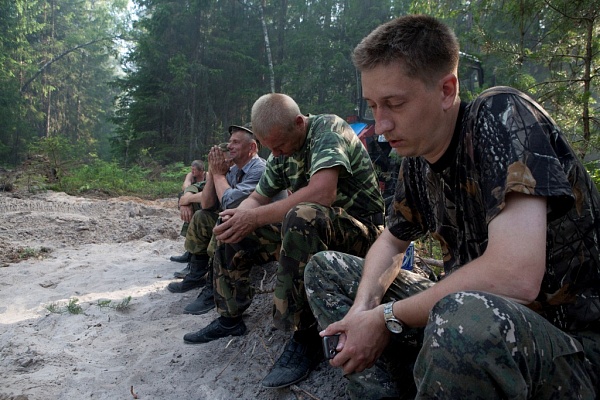 Отдых после тушения пожара